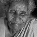 Portrait of Granny Chennai India Portrait of Granny Chennai India